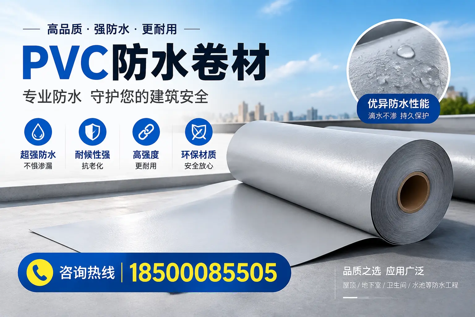 抚顺地区pvc防水卷材的市场现状与发展趋势